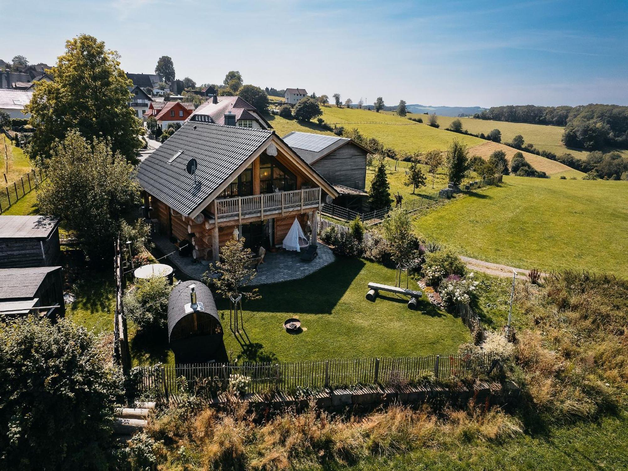 Ferienhaus Wiesenchalet Im Sauerland Schalksmuhle Exterior foto